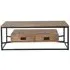 Bergamo 2 Drawer Coffee Table - Natural, Mango Wood