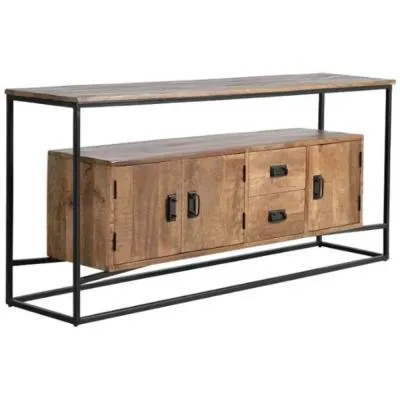 Bergamo 3 Door Extra Large Sideboard - Natural, Mango Wood image