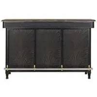 Blanford Bar Counter - Black, Mango Wood