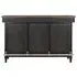 Blanford Bar Counter - Black, Mango Wood