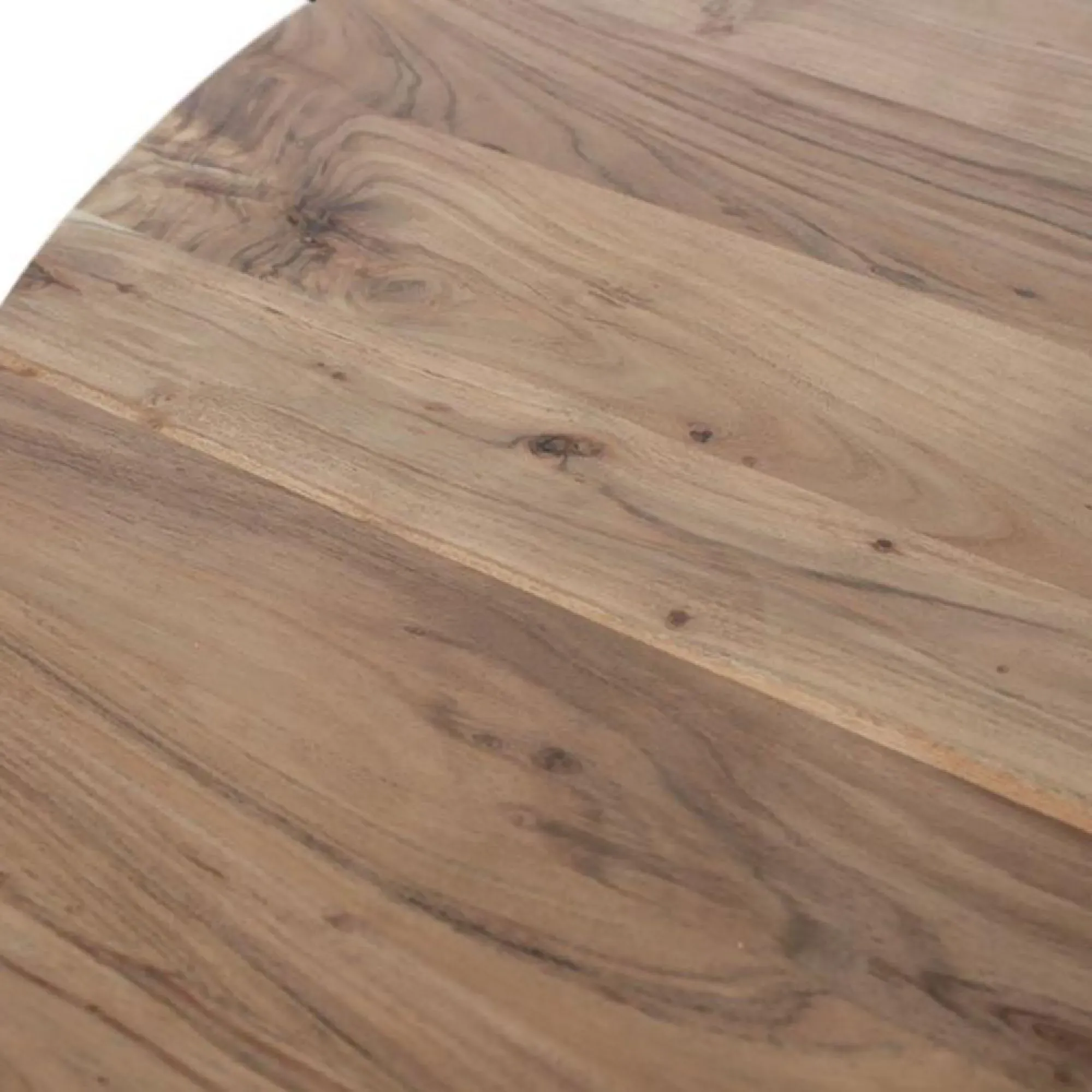 Bologna 4-Seater Round Pedestal Dining Table - Natural, Mango Wood