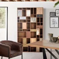 Bonham Multi Door Bookcase - Mango Wood