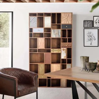 Bonham Multi Door Bookcase - Mango Wood image