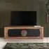 Braylee 2 Door TV Unit - Natural, Acacia Wood