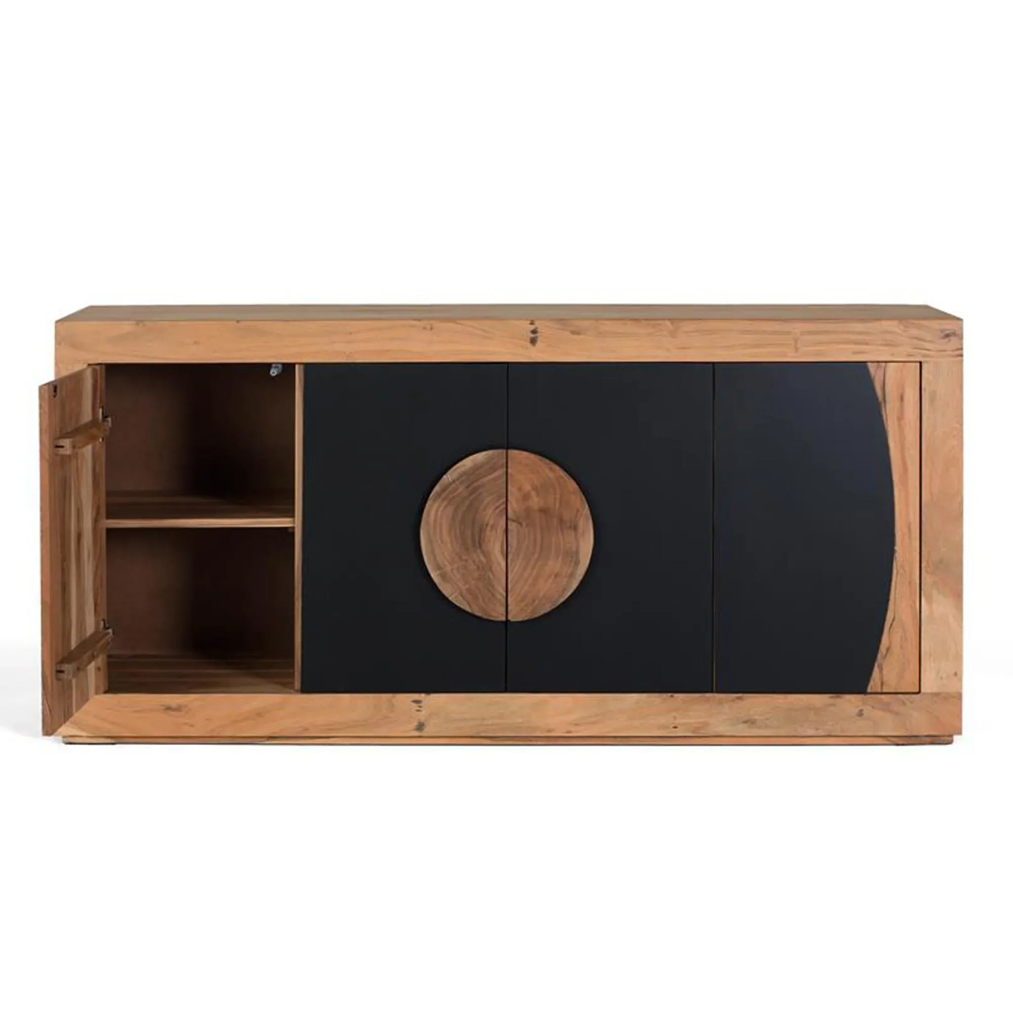 Braylee Large Sideboard - Natural, Acacia Wood