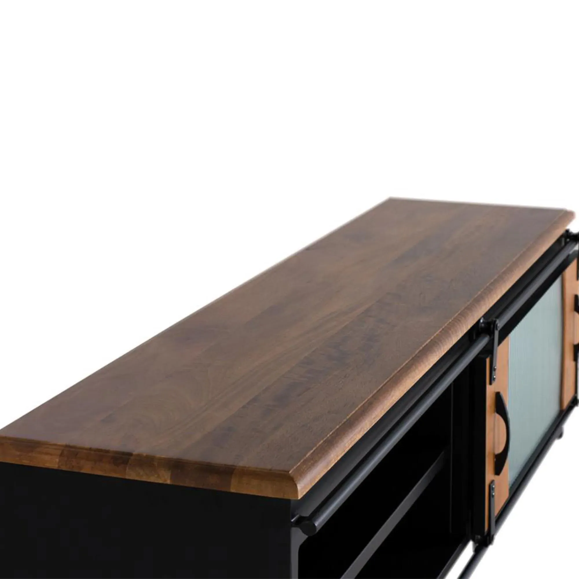 Brescia 1 Door TV Unit - Natural, Mango Wood