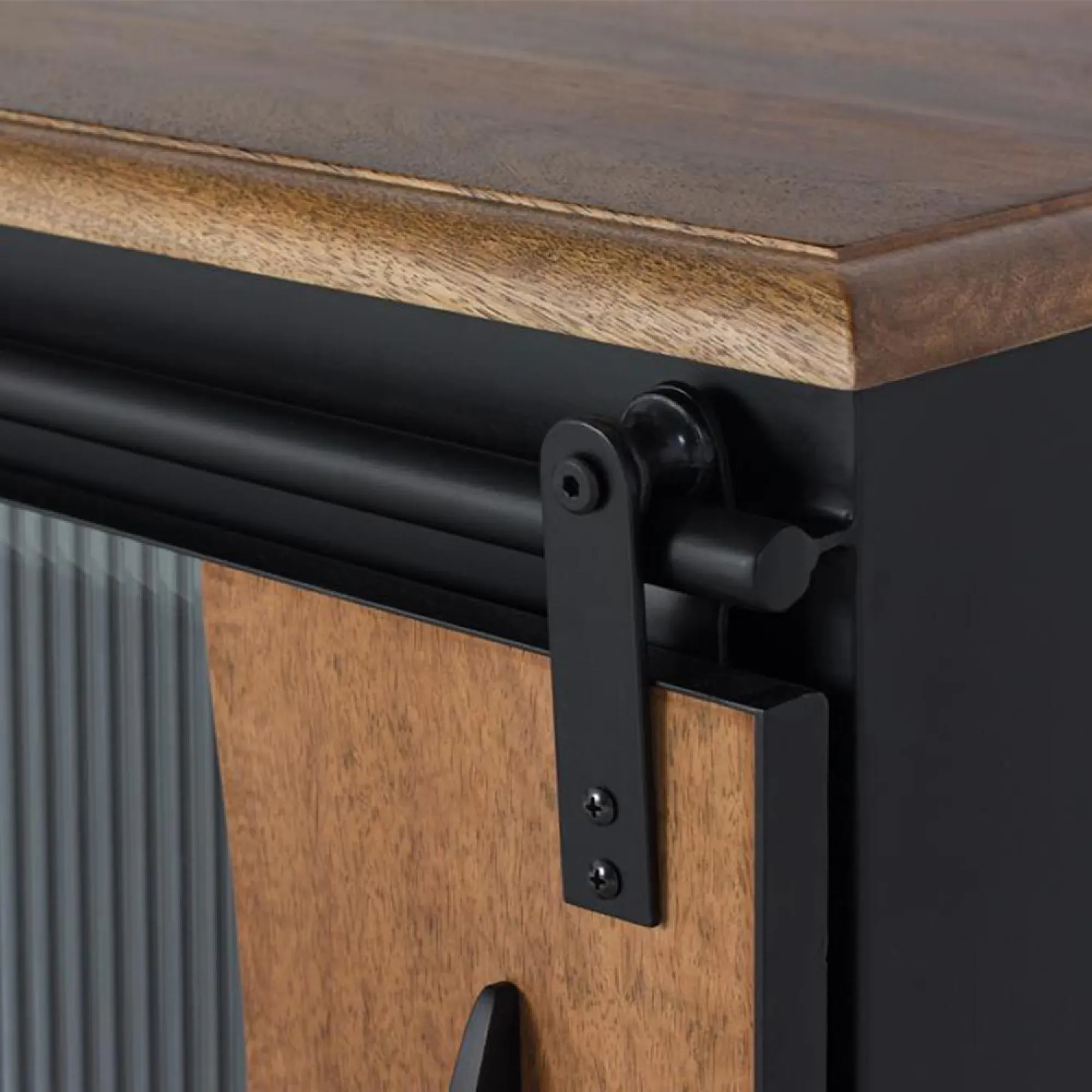 Brescia 1 Door TV Unit - Natural, Mango Wood