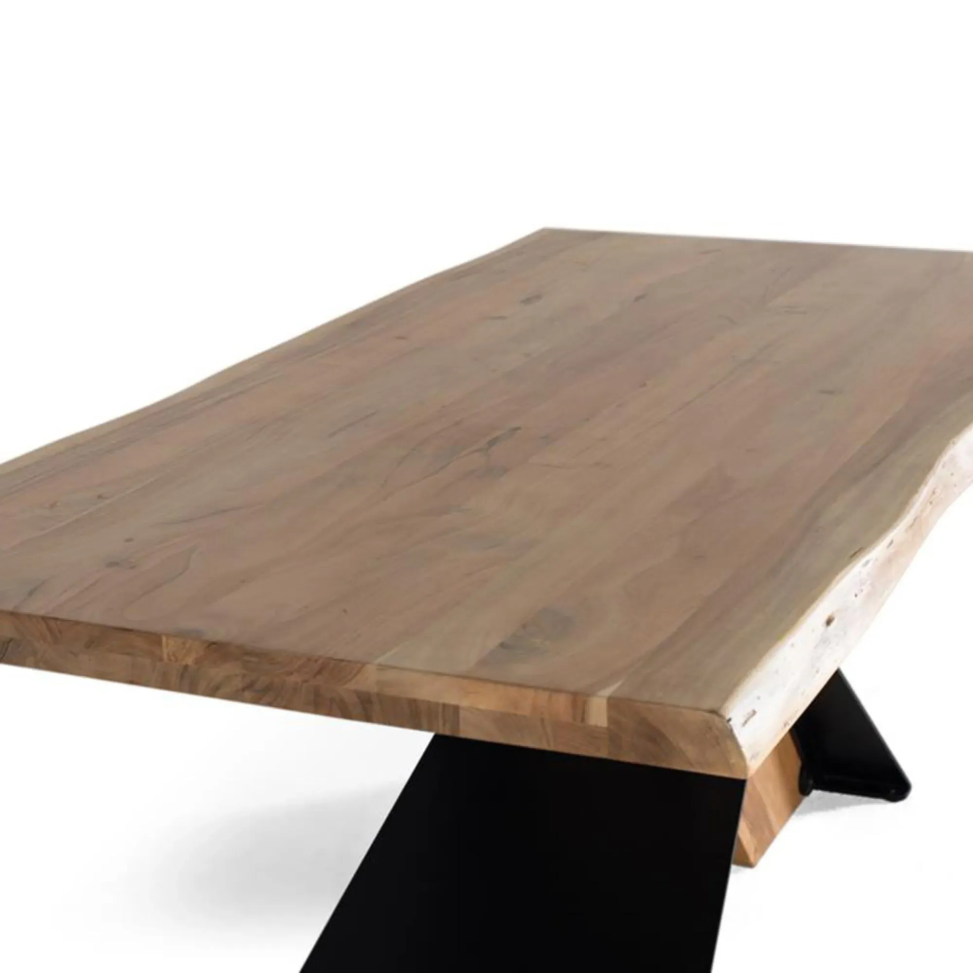 Brindisi 8-Seater Pedestal Dining Table - Natural, Acacia Wood