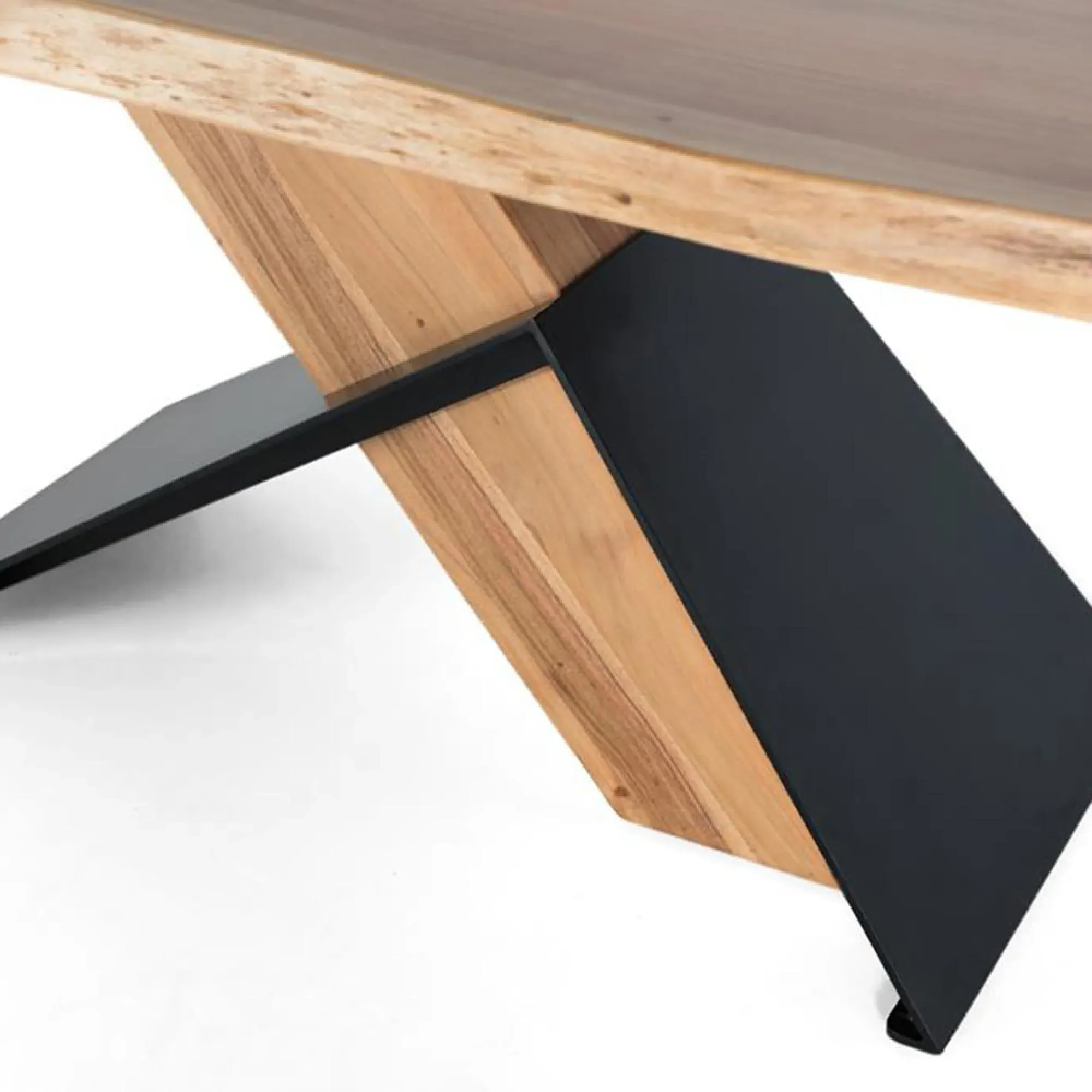 Brindisi 8-Seater Pedestal Dining Table - Natural, Acacia Wood