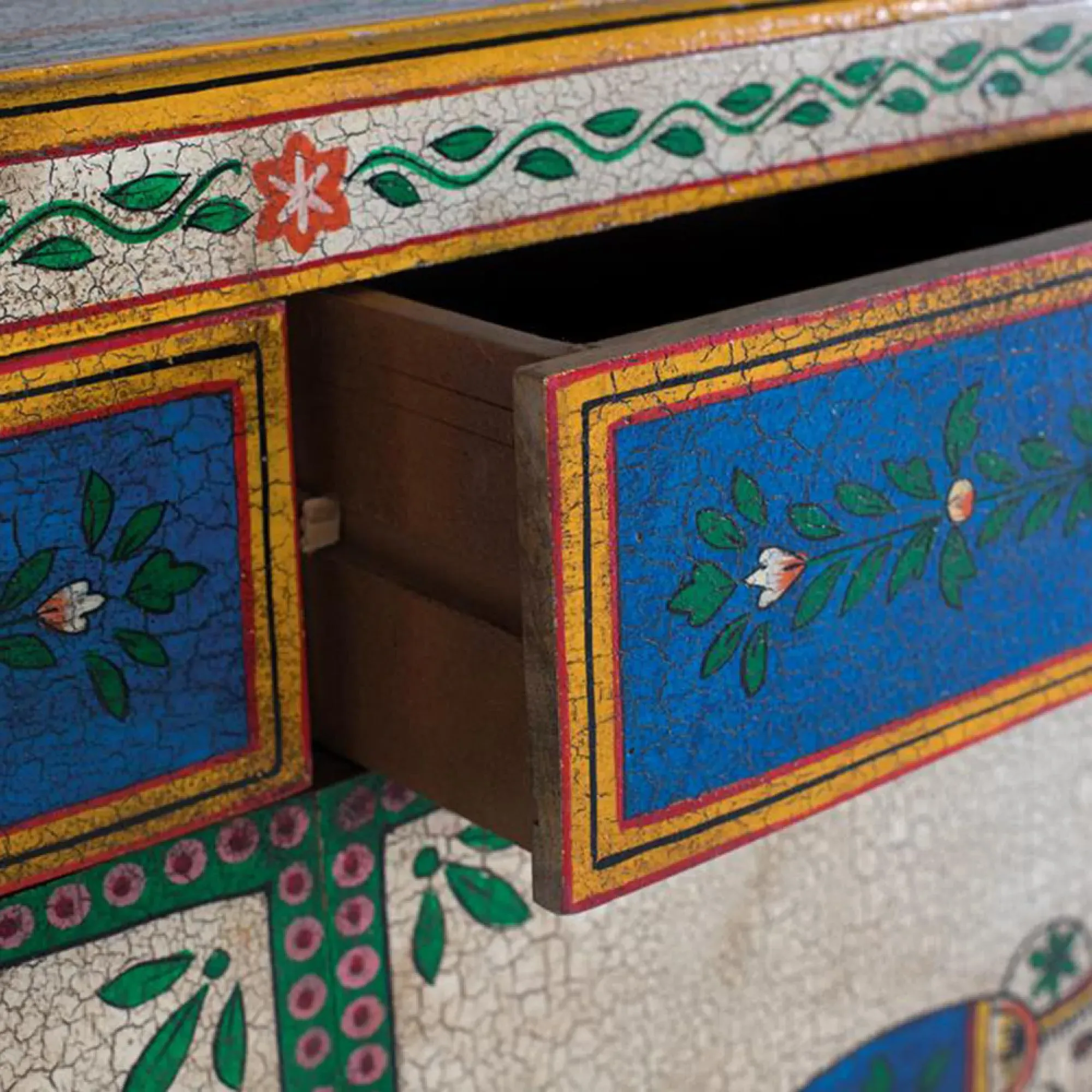 Bruci 3 Door Medium Sideboard - Multicolour, Mango Wood