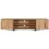 Cacavia 2 Door Large TV Unit - Natural, Acacia Wood