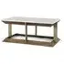 Caerfyrddin Coffee Table - White, Marble