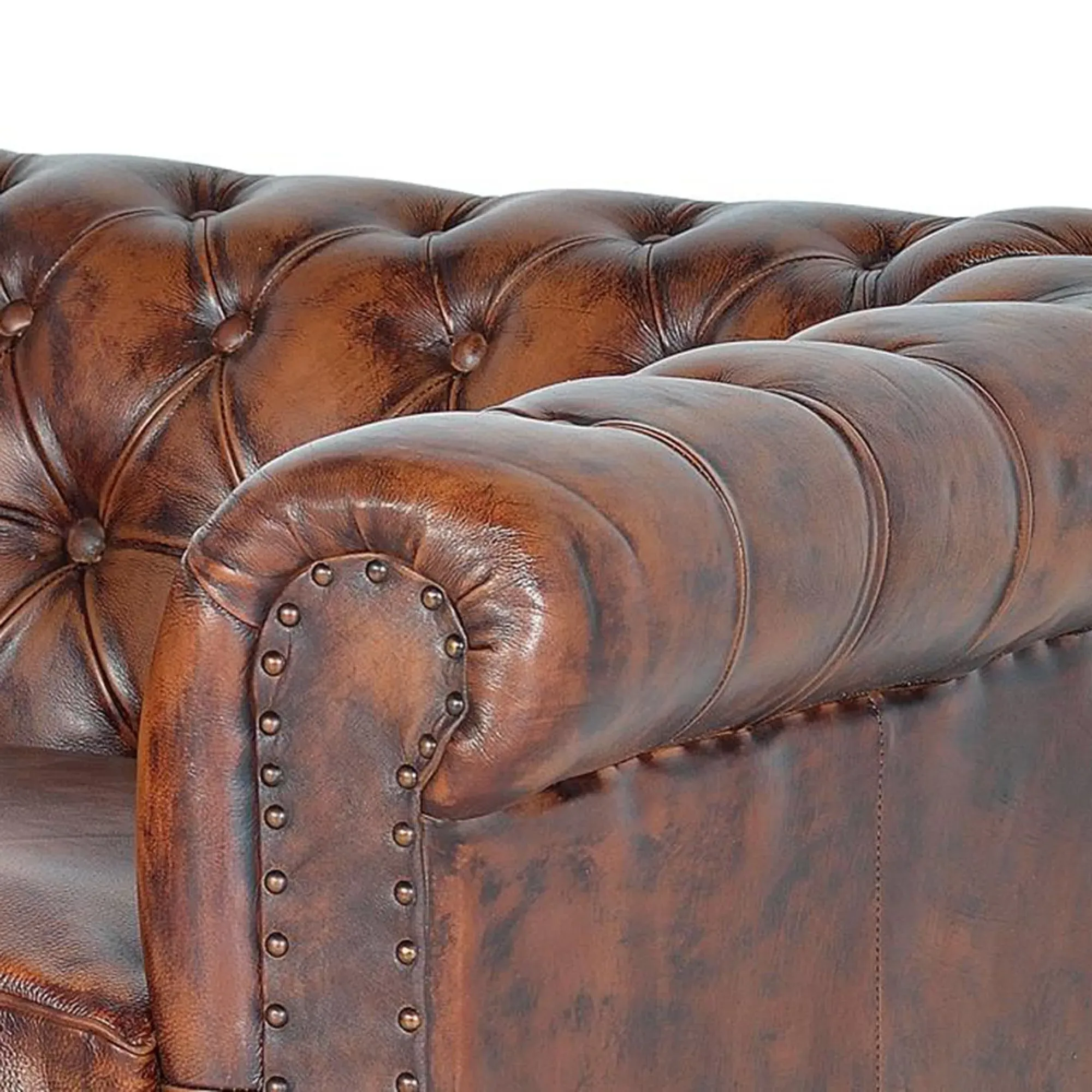 Calistoga Chester Armchair - Brown, Leather