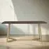 Caltan 6-Seater Dining Table - Walnut, Mango Wood