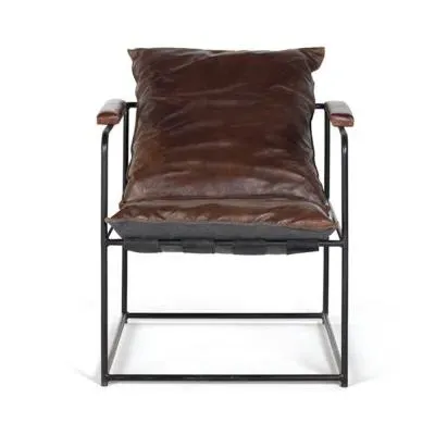 Cheriton Armchair - Brown, Leather image