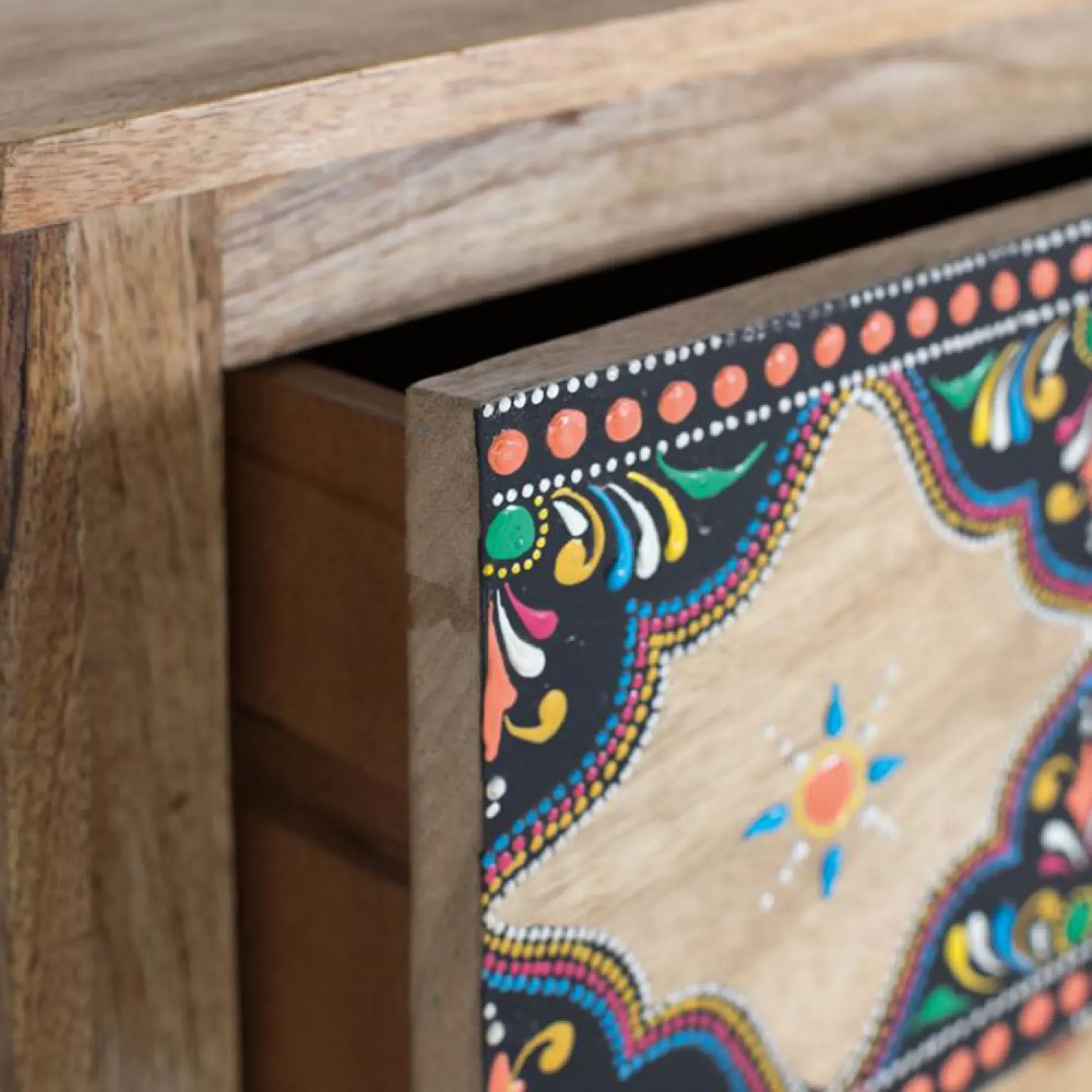 Chieti 3 Drawer Chest - Natural, Mango Wood