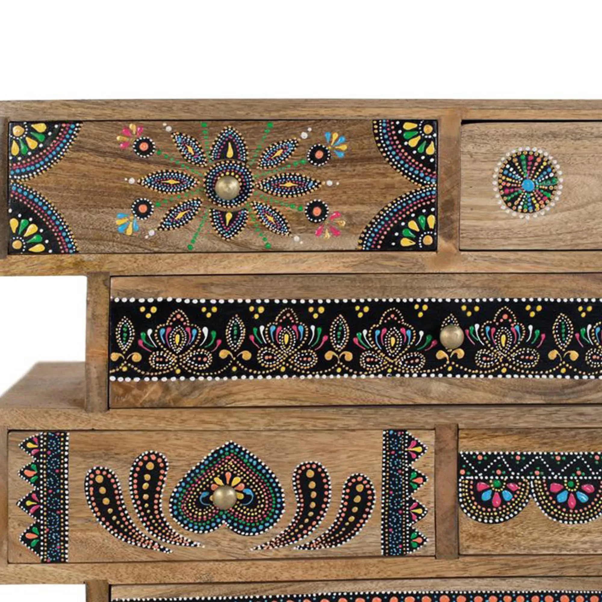 Chieti 8 Drawer Chest - Natural, Mango Wood