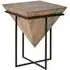 Chomwino Square End Table - Natural, Mango Wood