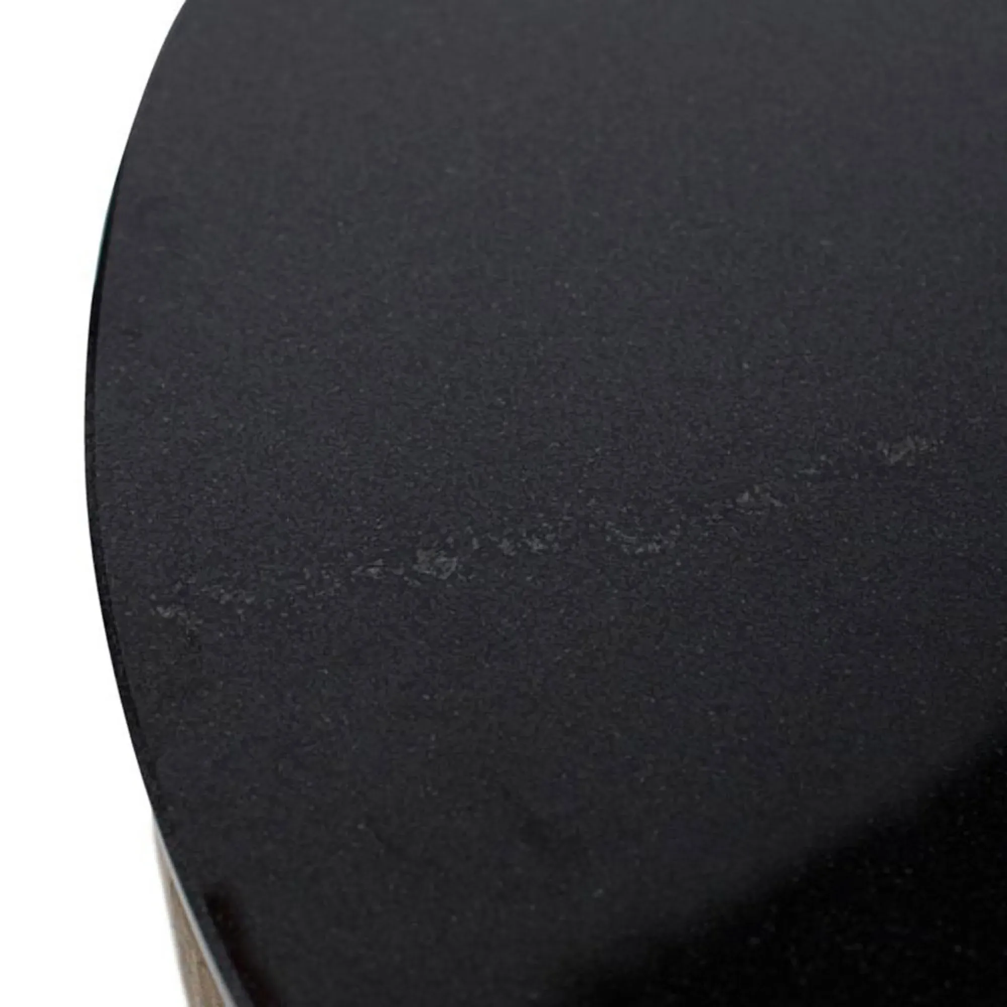 Crotone Round Coffee Table - Black, Granite