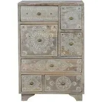 Dolap Multi Drawer Chest - Mango Wood