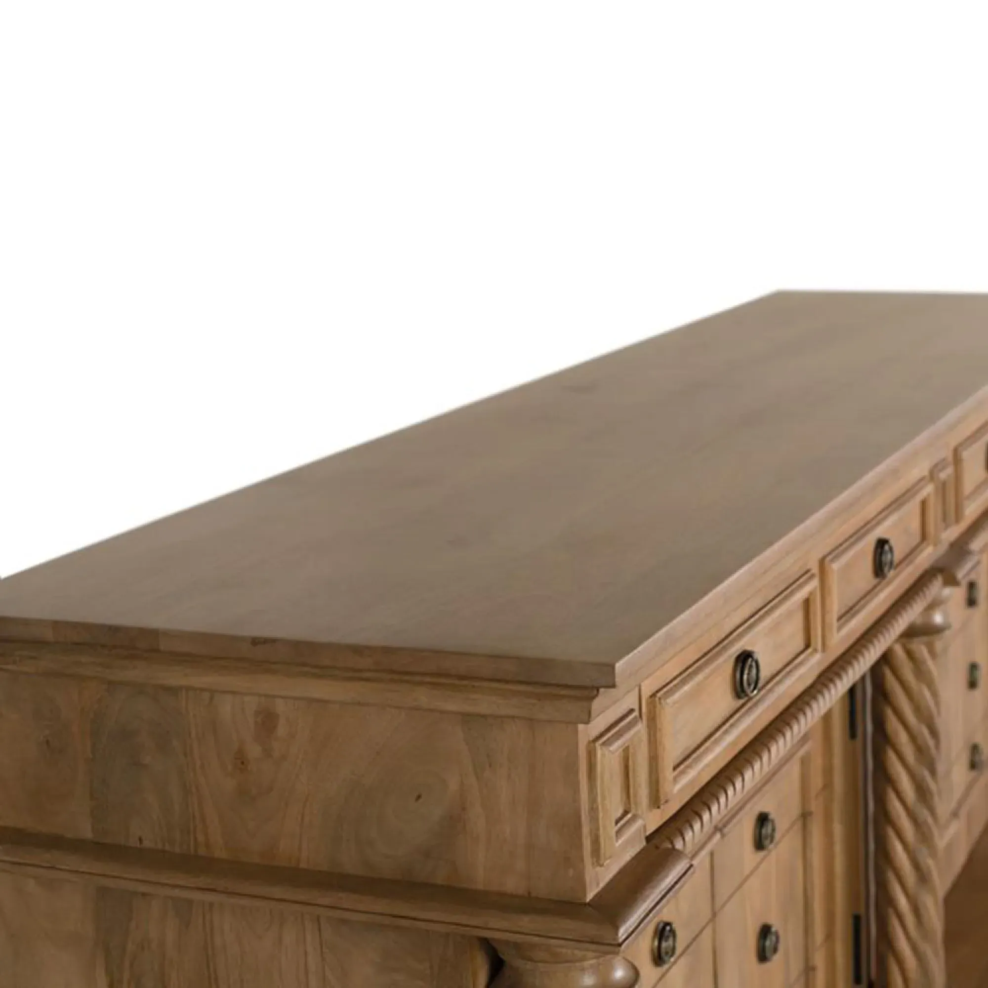 Drizara 4 Door Sideboard - Natural, Mango Wood