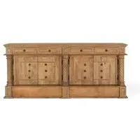 Drizara 4 Door Sideboard - Natural, Mango Wood