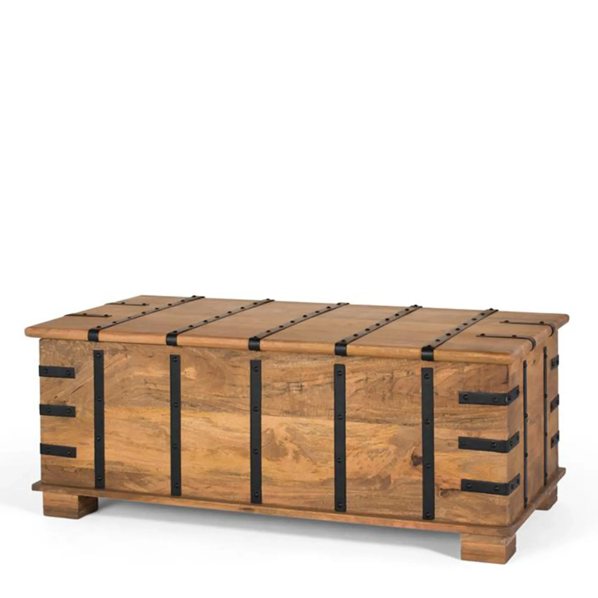 Elaine Storage Trunk - Natural, Mango Wood