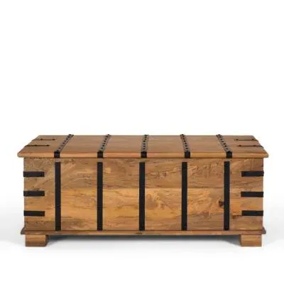Elaine Storage Trunk - Natural, Mango Wood image