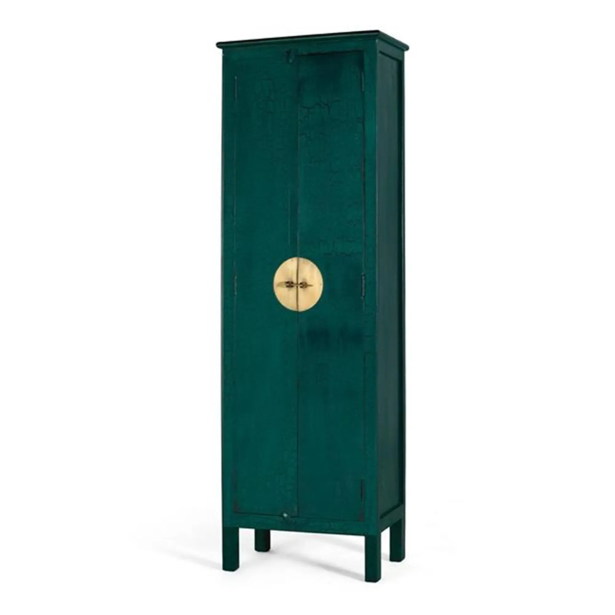Elderon 2 Door Wardrobe - Green, Mango Wood