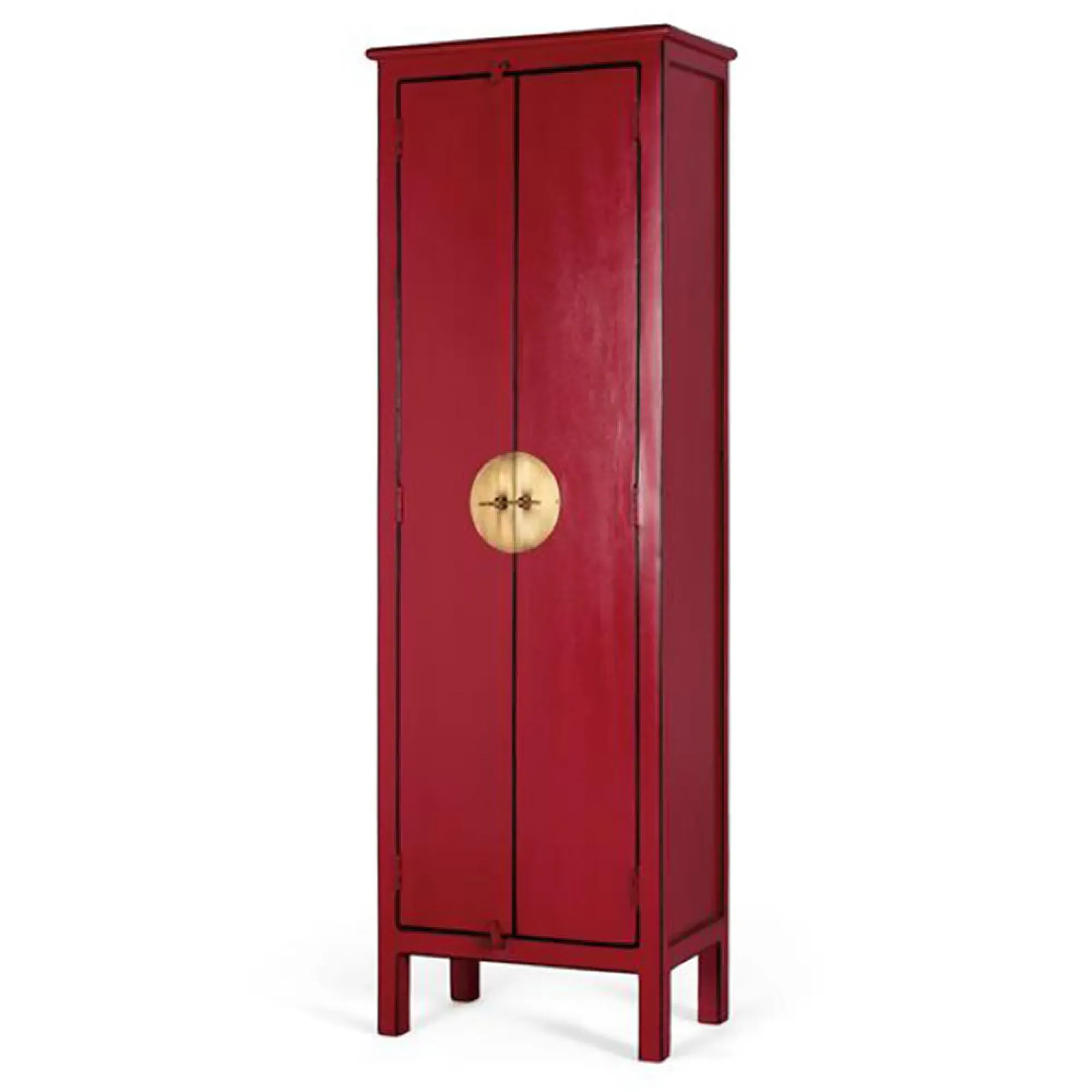 Elderon 2 Door Wardrobe - Red, Mango Wood