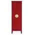 Elderon 2 Door Wardrobe - Red, Mango Wood