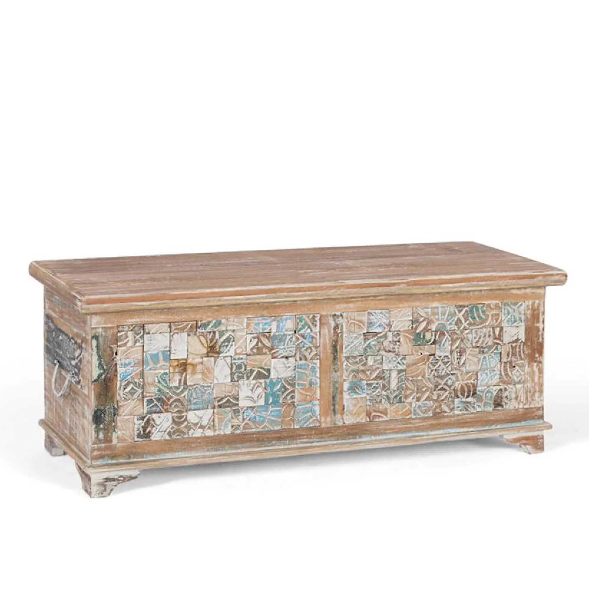 Entholzen Carved Storage Trunk - Mango Wood