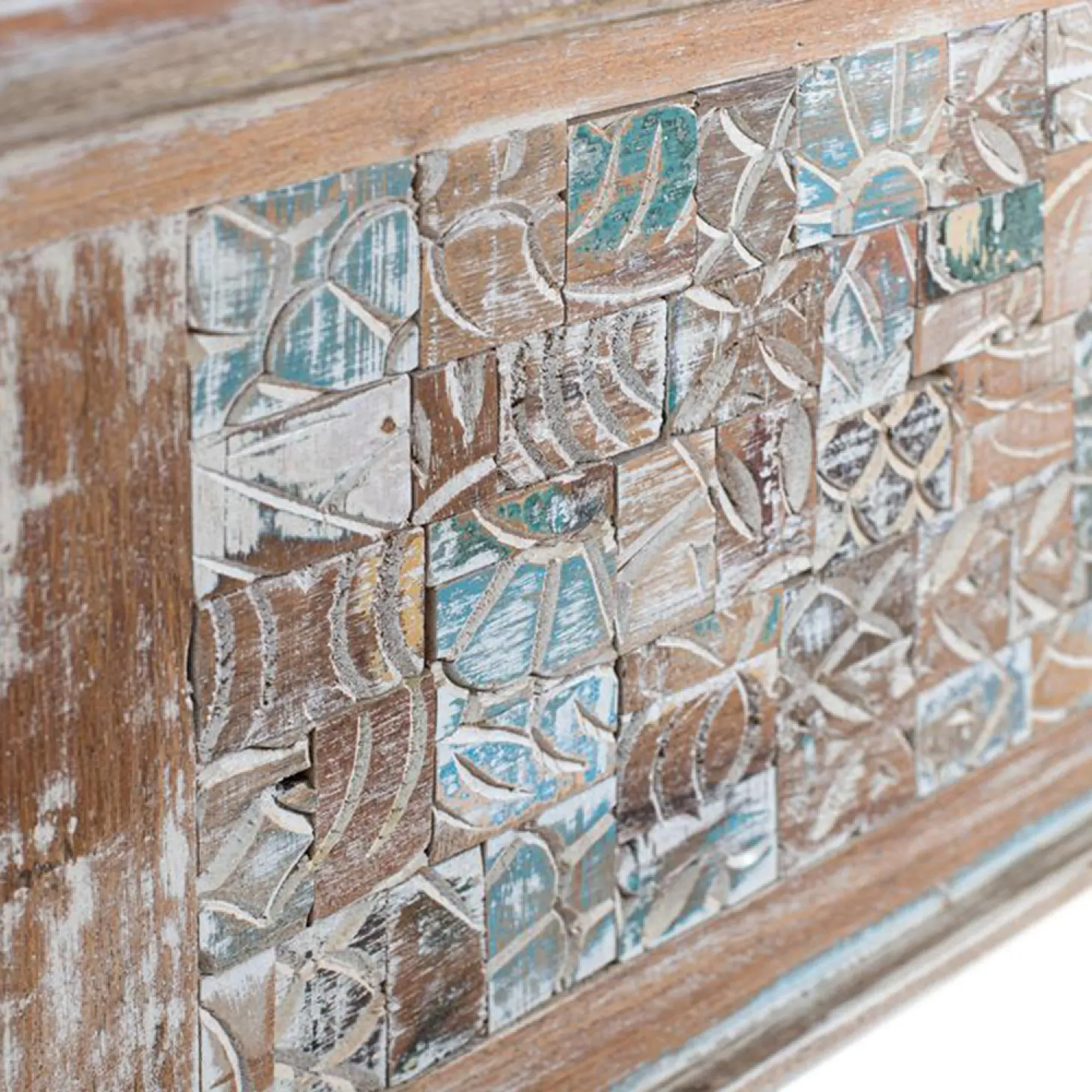 Entholzen Carved Storage Trunk - Mango Wood