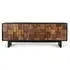 Esmeralda 3 Door TV Unit - Black, Mango Wood