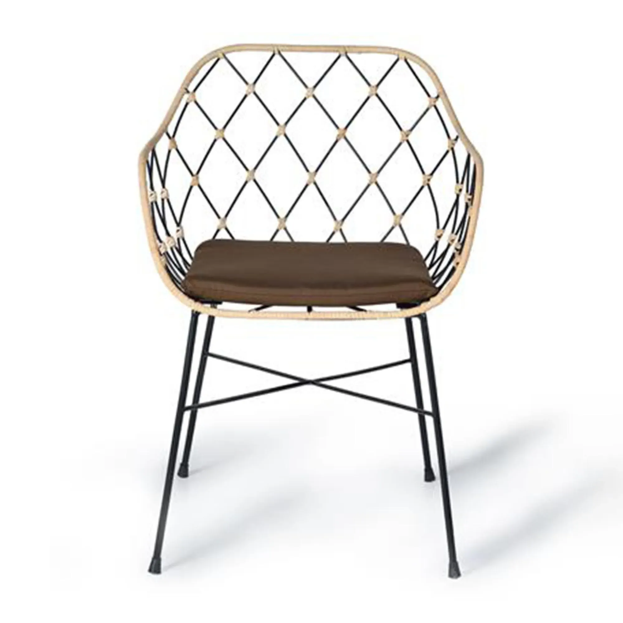 Fairbank Dining Chair Set of 2 - Natural Rattan