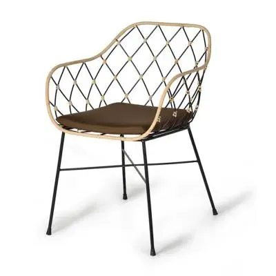 Fairbank Dining Chair Set of 2 - Natural Rattan