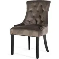 Firestone Dining Chair Set of 2 - Charcoal Velvet