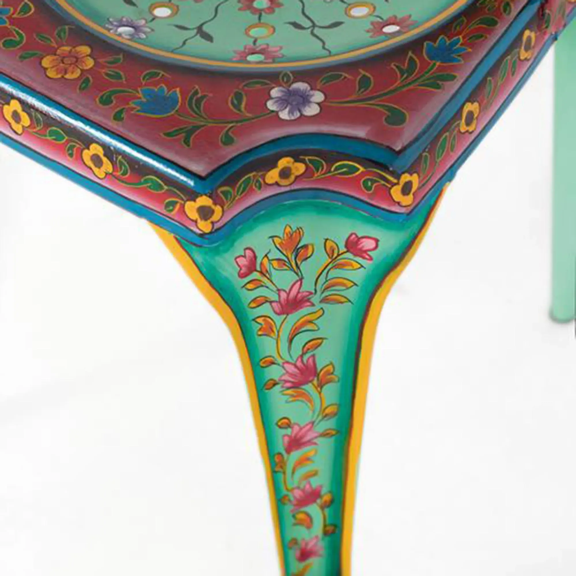 Flint Tolix Dining Chair Set of 2 - Green, Metal