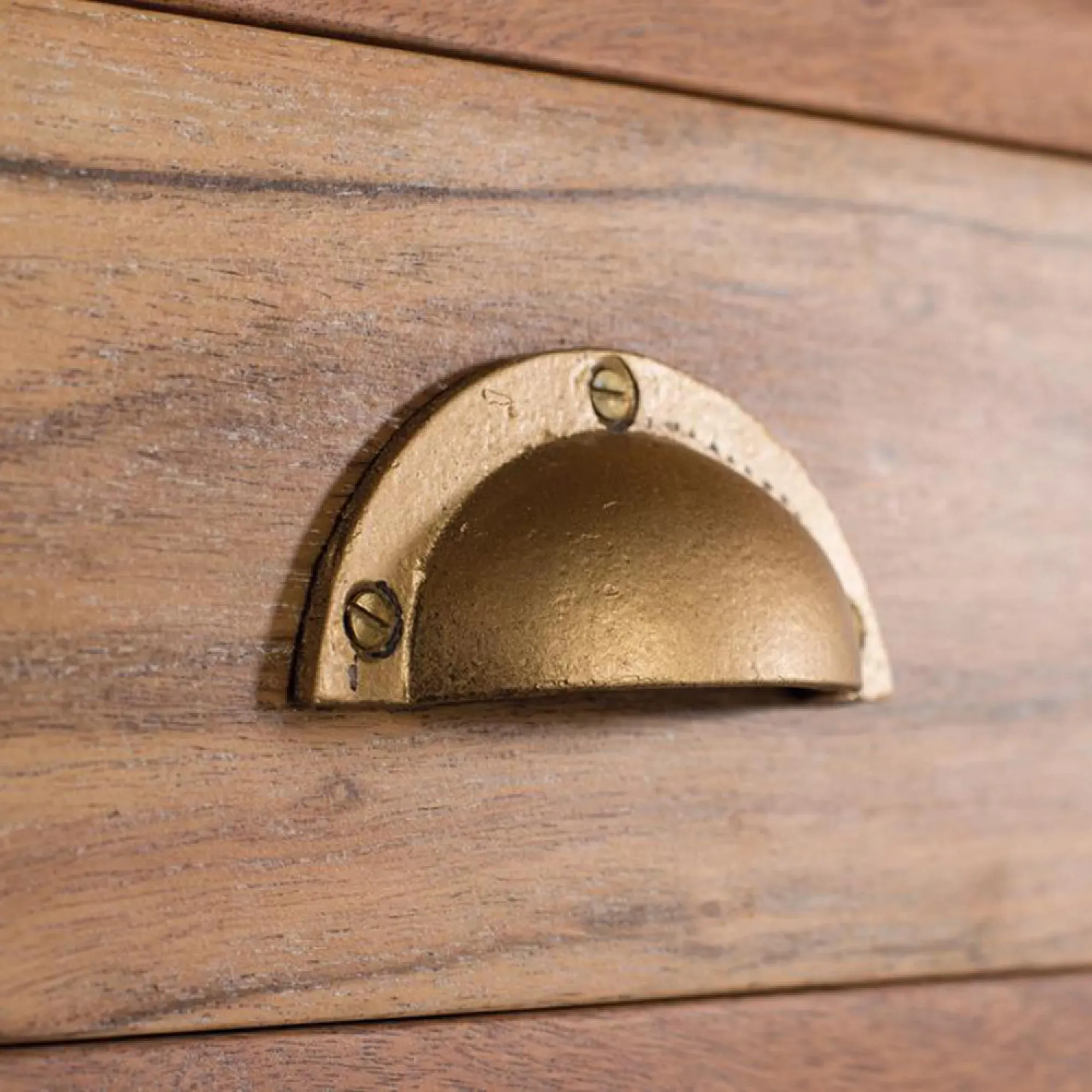 Florence Mango Wood Dressing Table - Walnut