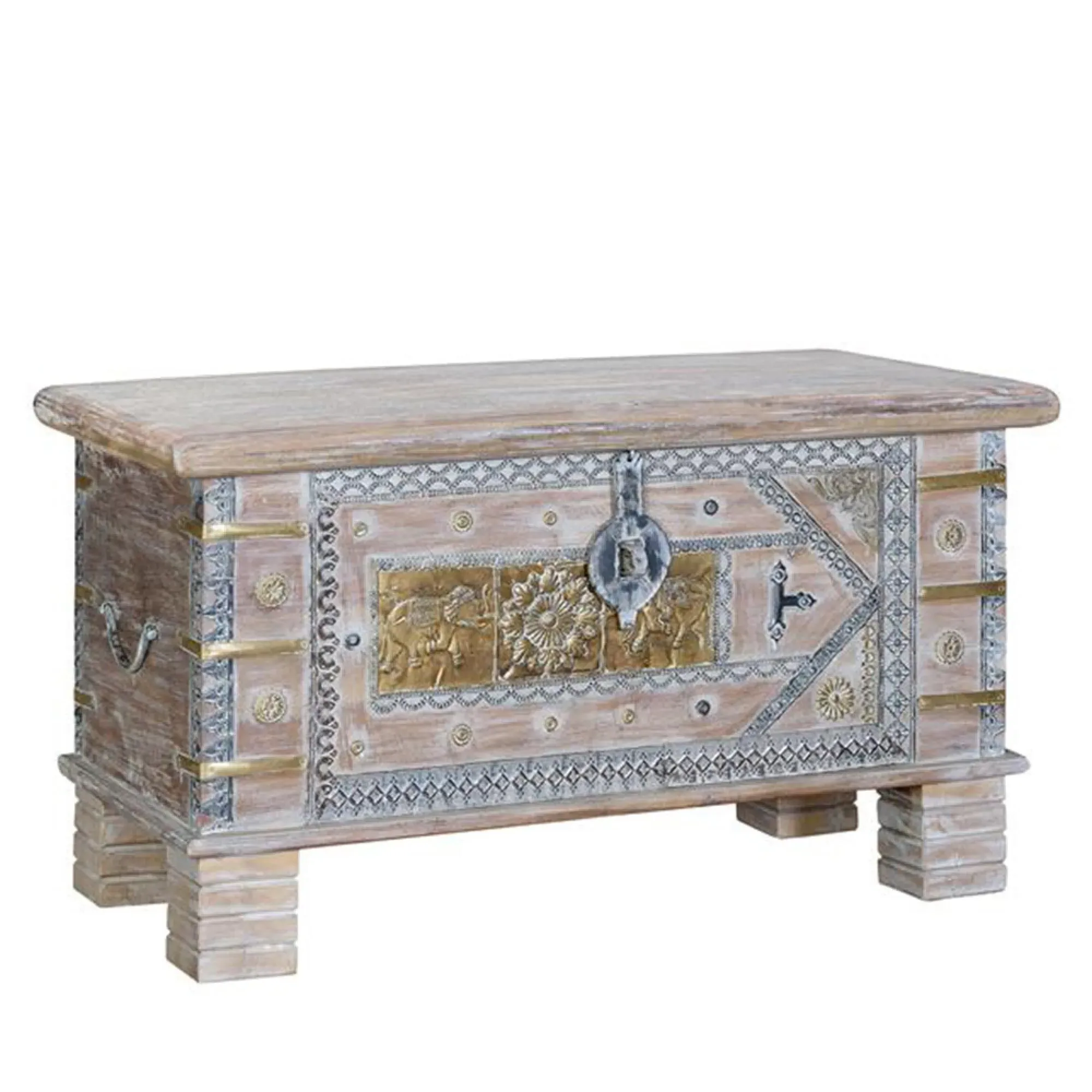 Fornach Small Storage Trunk - Mango Wood