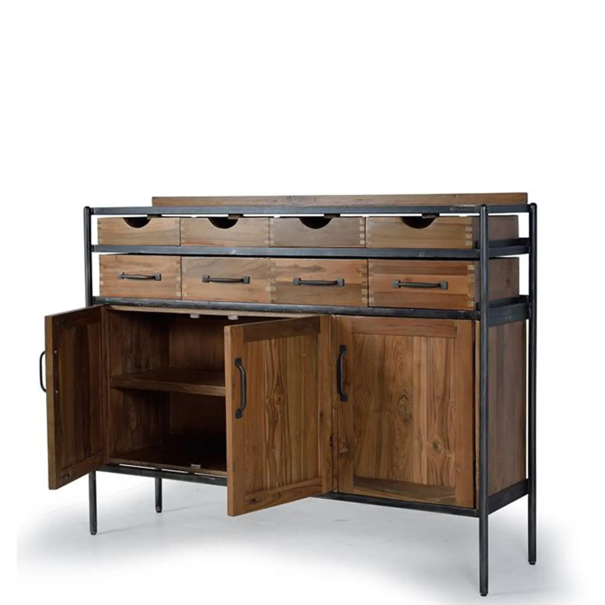 Gjavan 3 Door Medium Sideboard - Natural, Mango Wood