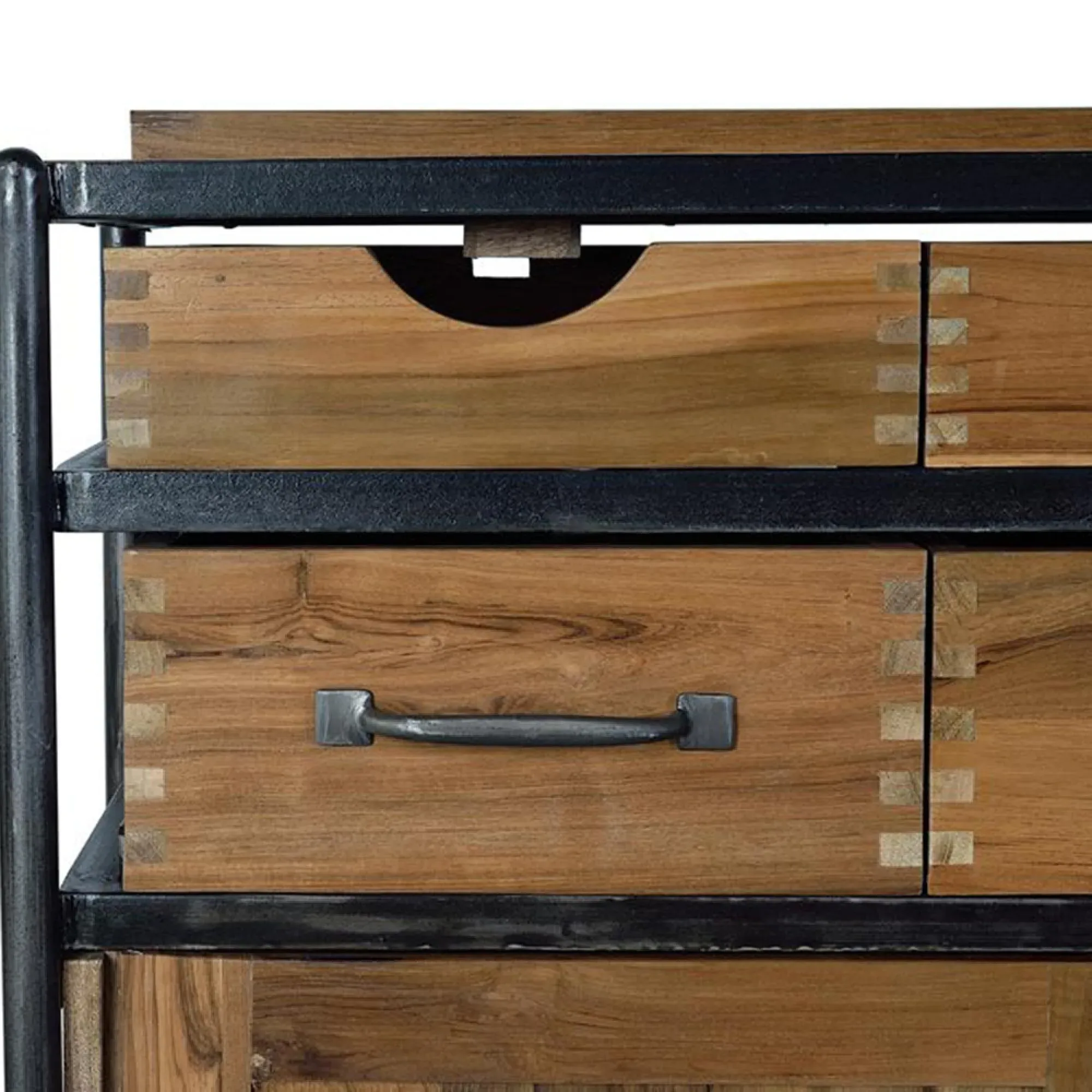 Gjavan 3 Door Medium Sideboard - Natural, Mango Wood