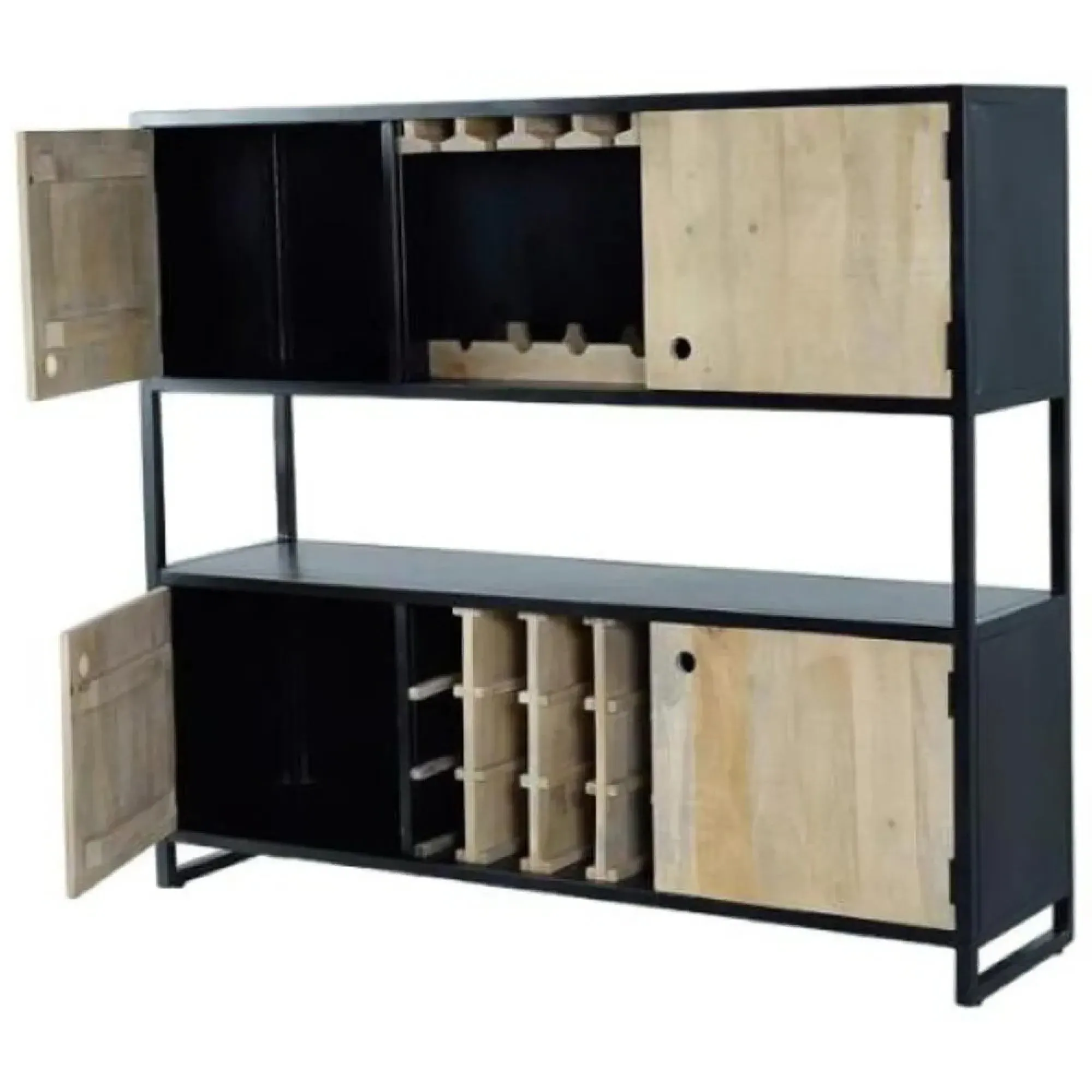 Glenham Large Wine Cabinet - Mango Wood