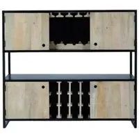 Glenham Large Wine Cabinet - Mango Wood