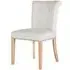 Gower Dining Chair Set of 2 - Beige, Fabric