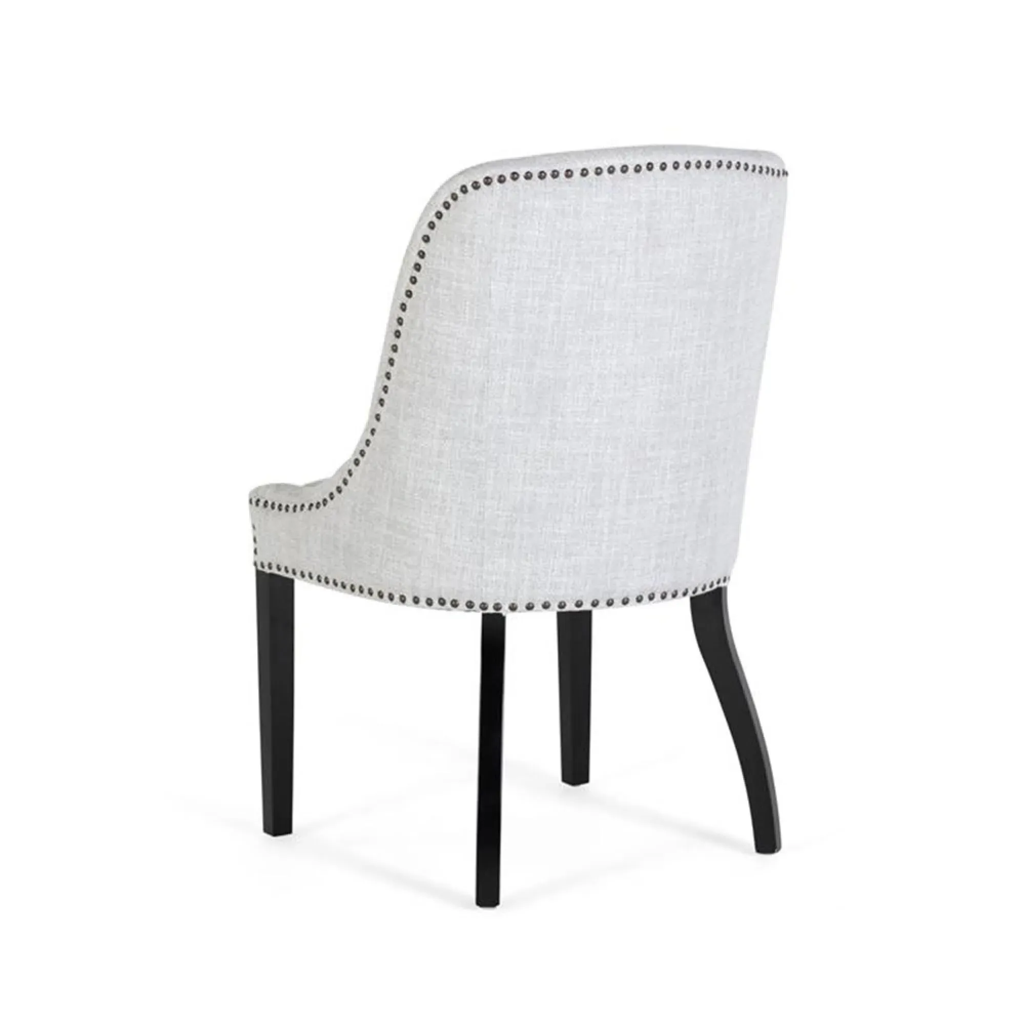 Gower Dining Chair Set of 2 - Grey, Fabric