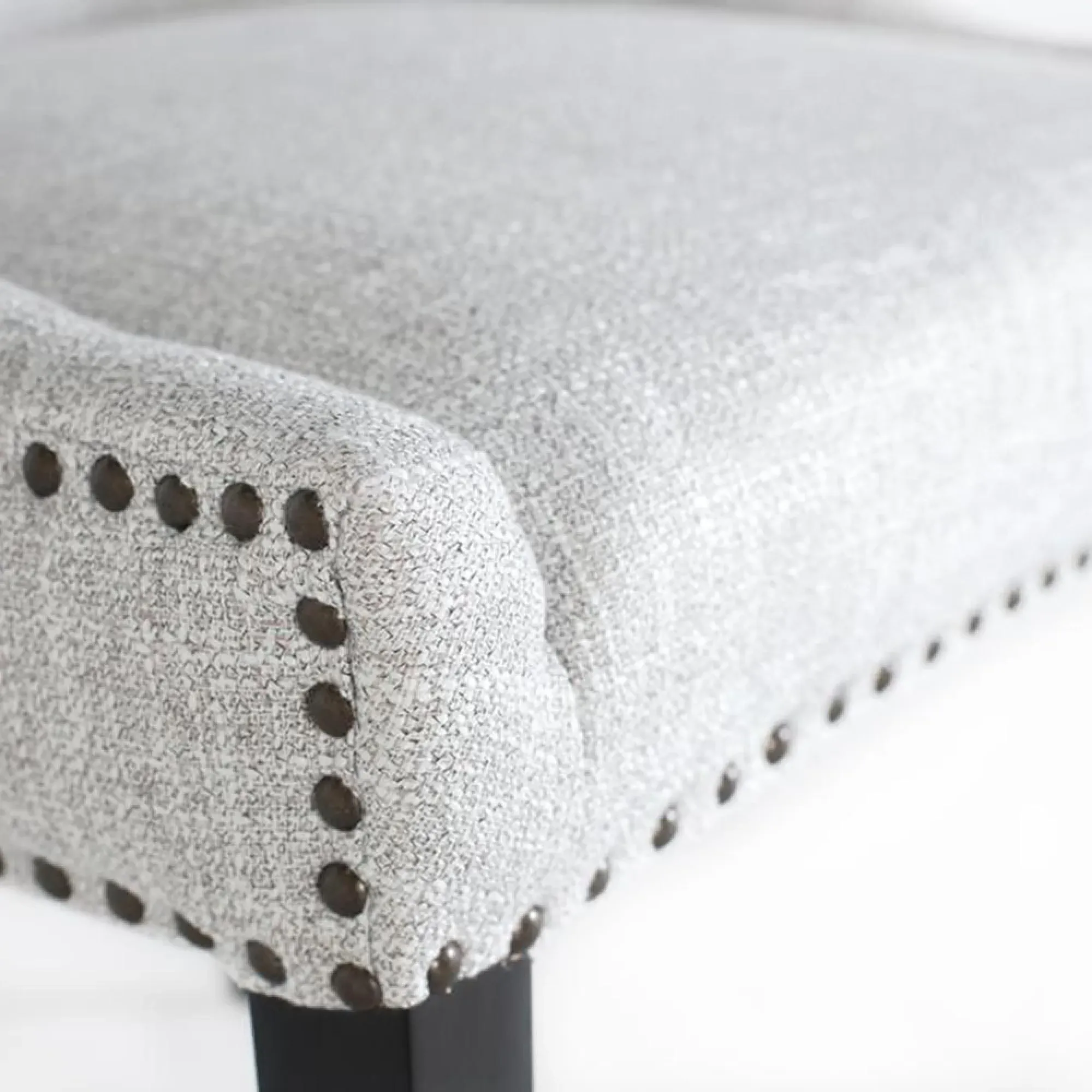 Gower Dining Chair Set of 2 - Grey, Fabric