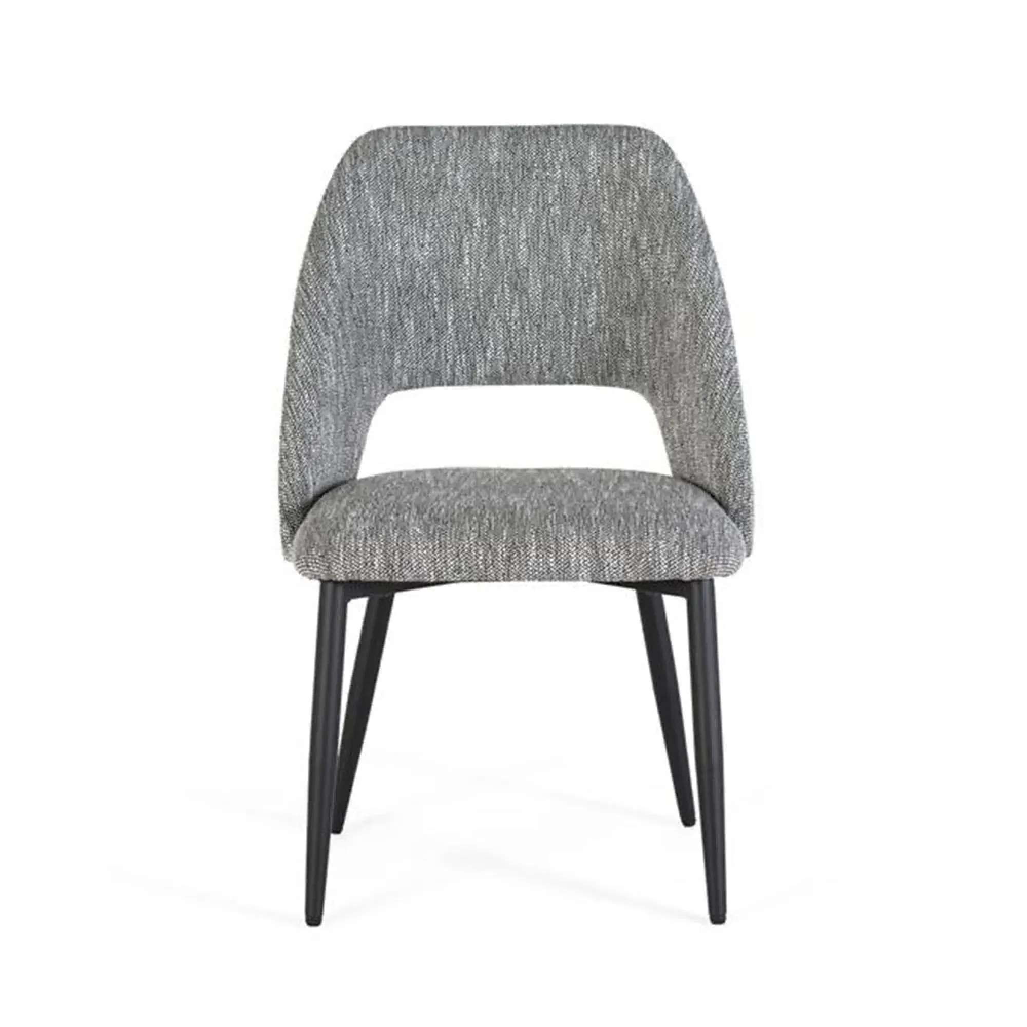Greece Dining Chair Set of 2 - Grey, Fabric