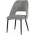 Greece Dining Chair Set of 2 - Grey, Fabric