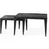 Gutunga Square Coffee Table Set of 2 - Black, Metal